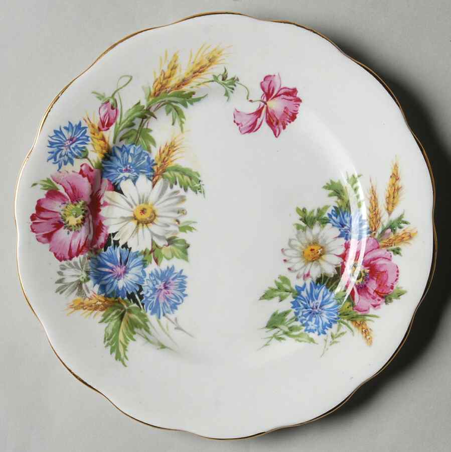 Harvest Bouquet Bread & Butter Plate by Royal Albert-1