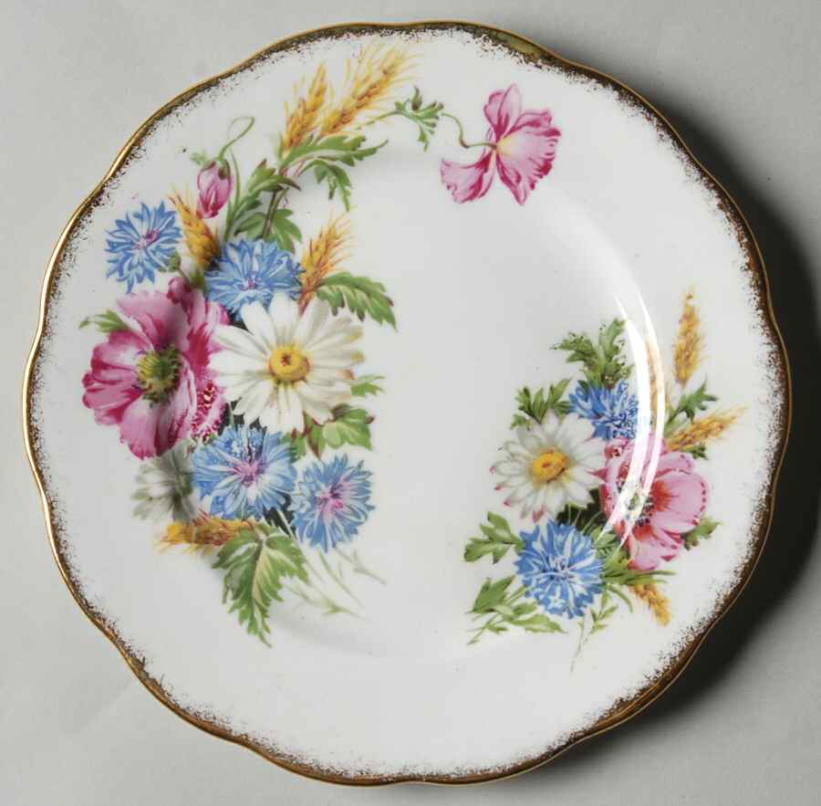 Harvest Bouquet Bread & Butter Plate by Royal Albert-1