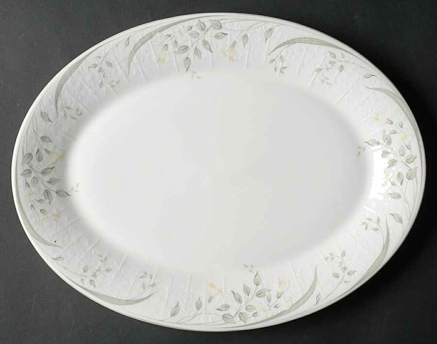 Hazy Dawn 13" Oval Serving Platter by Royal Albert-1