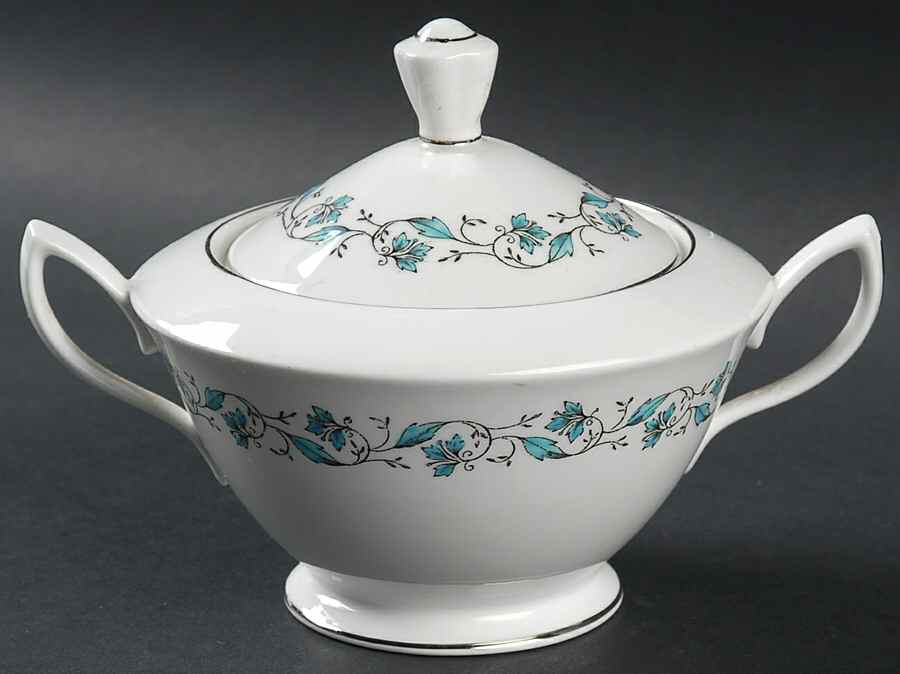 Harmony Sugar Bowl & Lid by Royal Albert-1