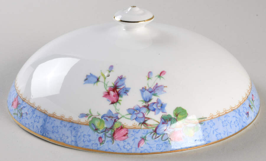 Harebell Lid for Round Butter by Royal Albert-1