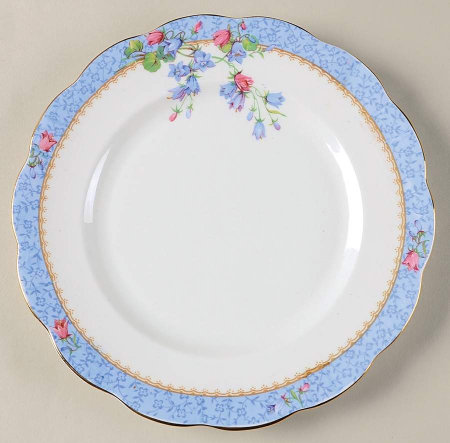 Harebell Salad Plate by Royal Albert-1