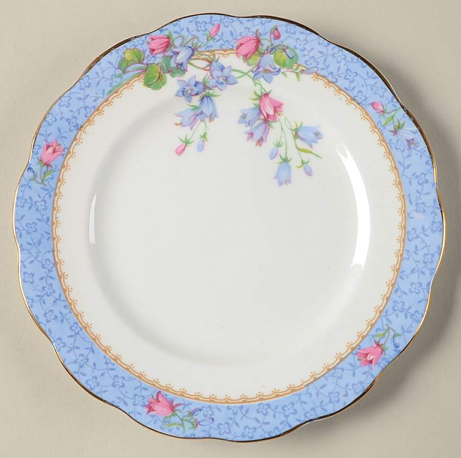 Harebell Bread & Butter Plate by Royal Albert-1