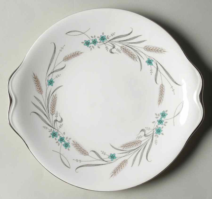 Harvest Song Handled Cake Plate by Royal Albert-1