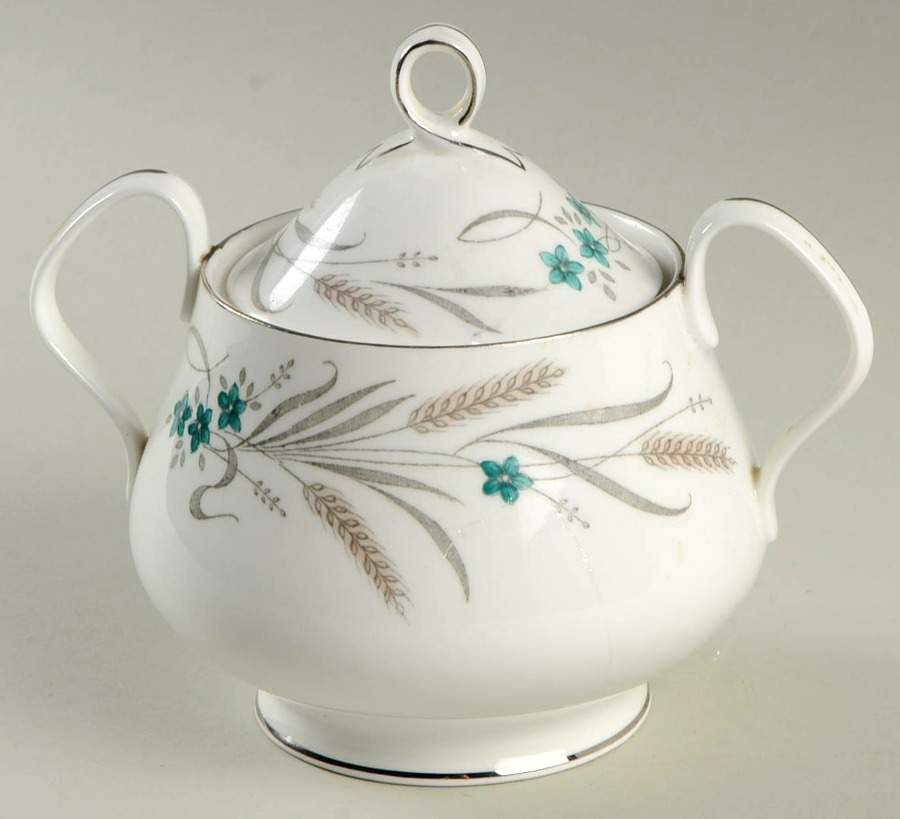 Harvest Song Sugar Bowl & Lid by Royal Albert-1