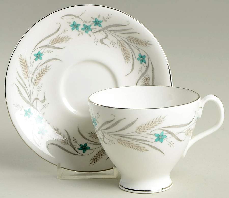Harvest Song Footed Cup & Saucer Set by Royal Albert-1
