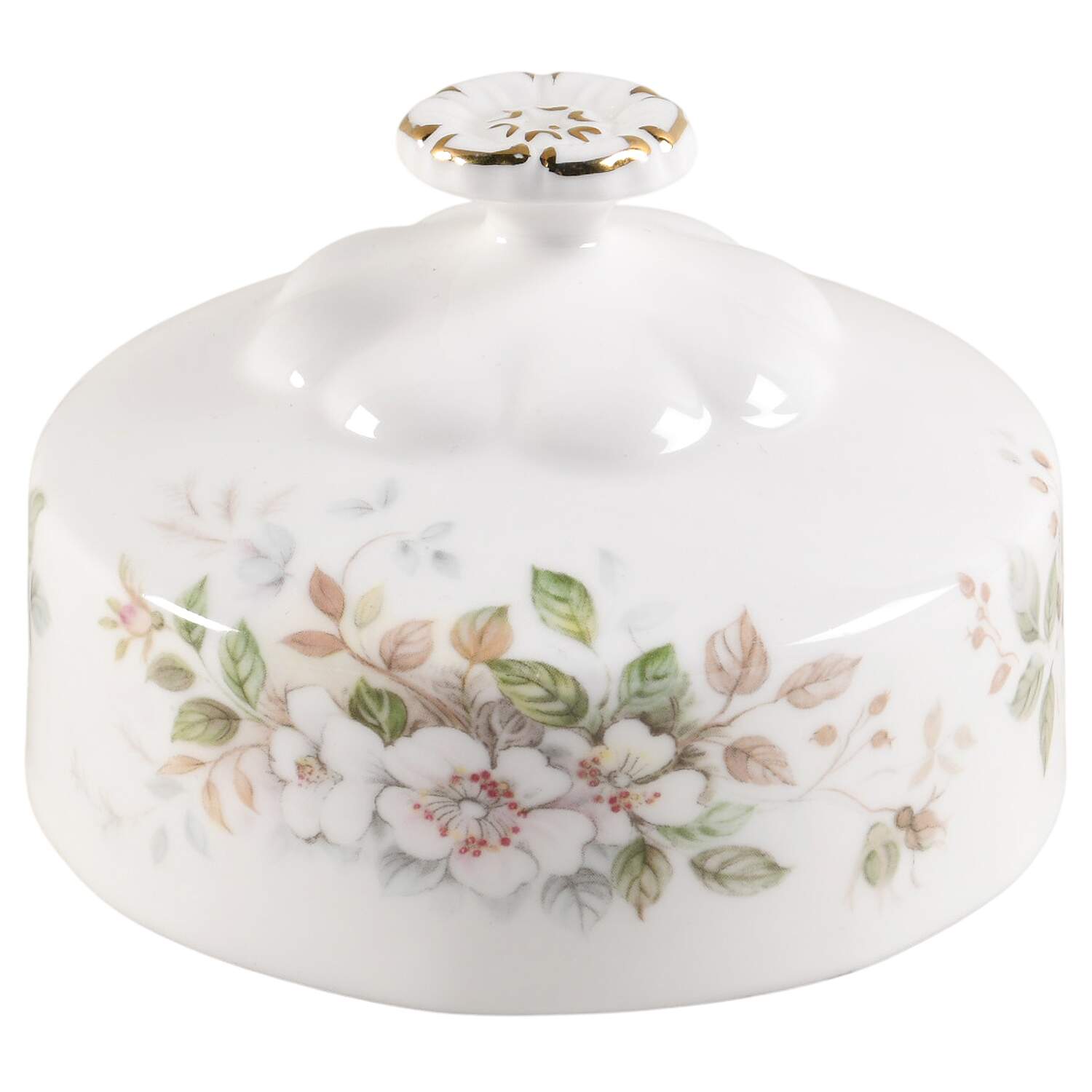 Haworth Lid for Round Butter (Uses Bread & Butter Plate) by Royal Albert-1