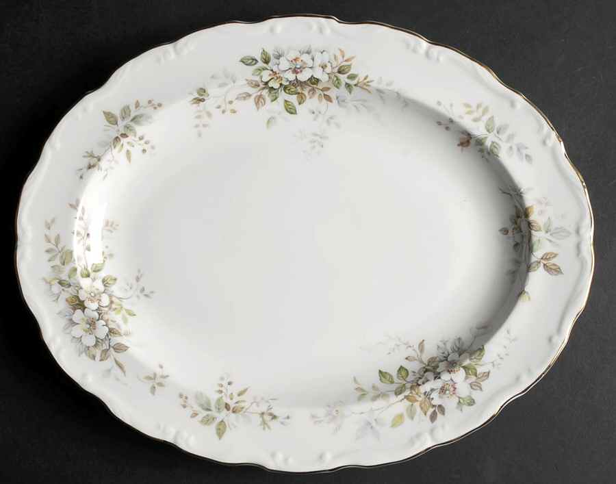 Haworth 13" Oval Serving Platter by Royal Albert-1
