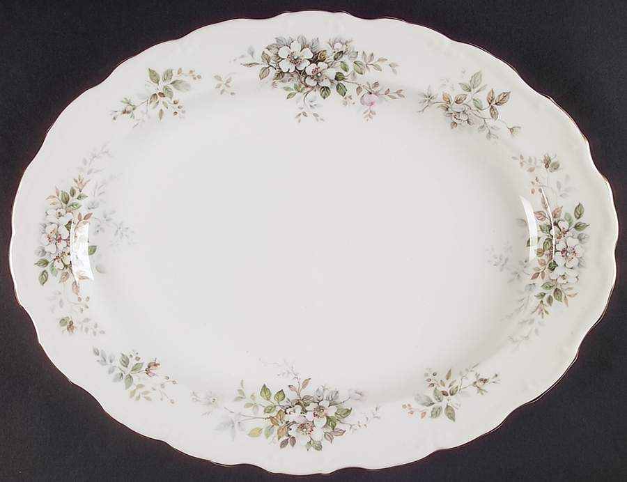 Haworth 16" Oval Serving Platter by Royal Albert-1