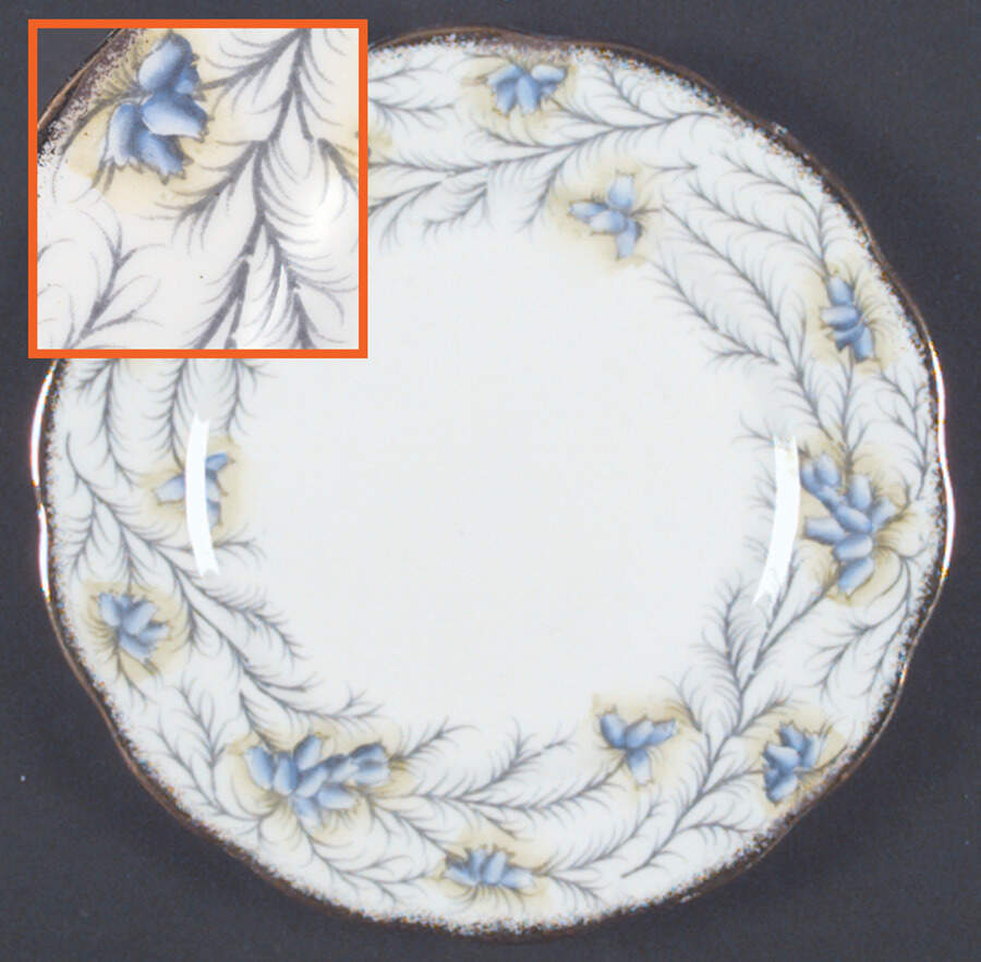 Heather Bell Bread & Butter Plate by Royal Albert-1