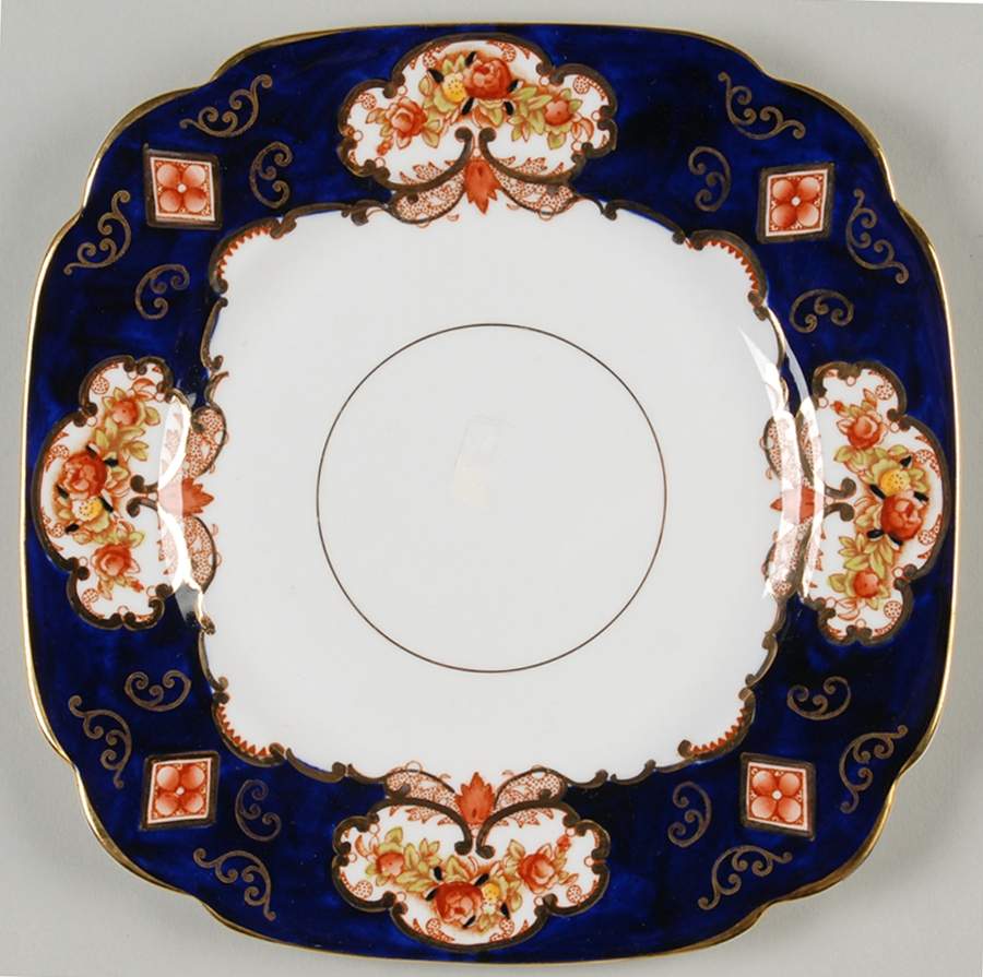 Heirloom (Bone China Stamp) Square Salad Plate by Royal Albert-1