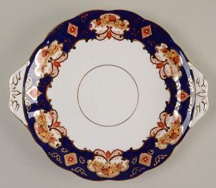 Heirloom (Bone China Stamp) Handled Cake Plate by Royal Albert-1