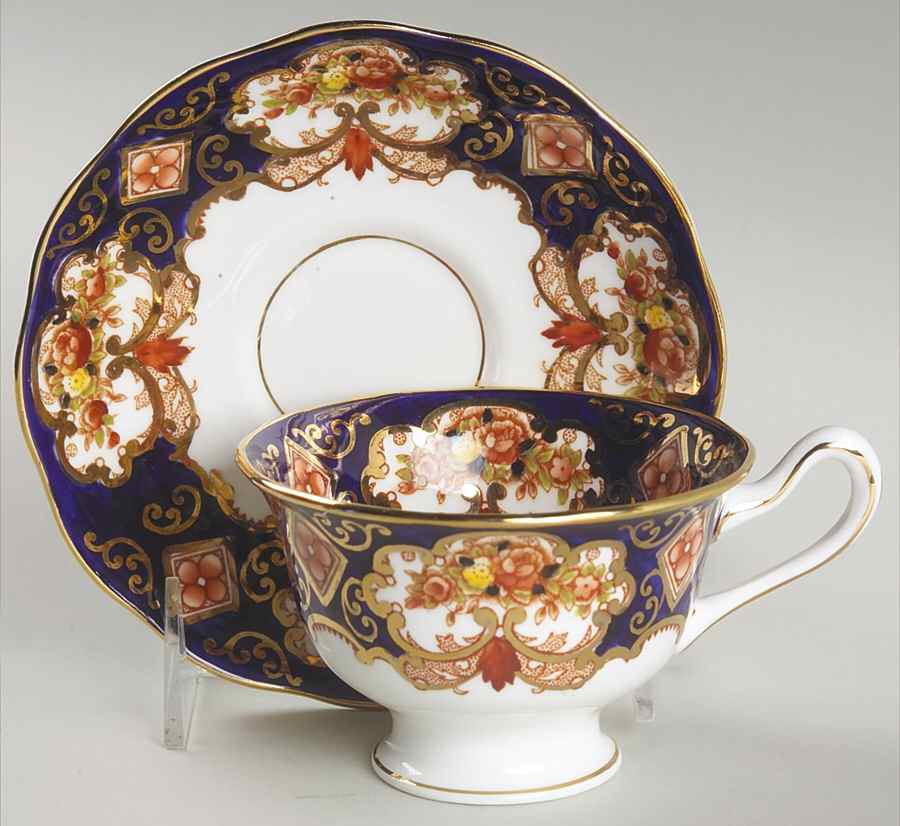 Heirloom (Bone China Stamp) Footed Cup & Saucer Set by Royal Albert-1
