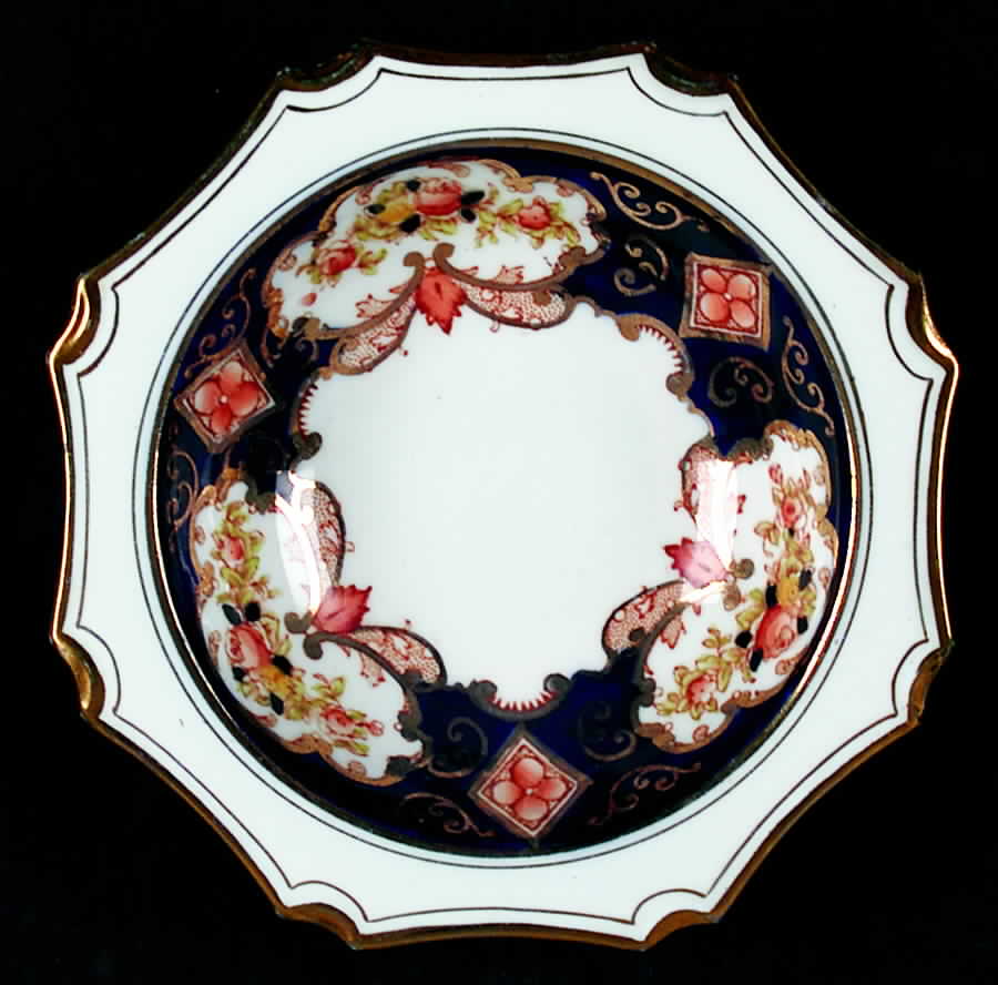 Heirloom (Crown China Stamp, SCALLOPED) Nut Dish by Royal Albert-1