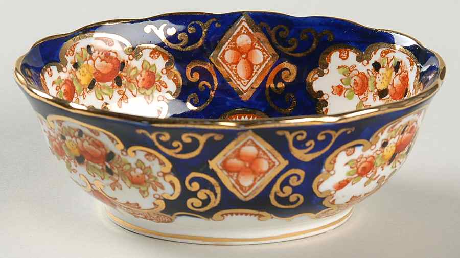 Heirloom (Crown China Stamp, SCALLOPED) Mini Open Sugar Bowl by Royal Albert-1