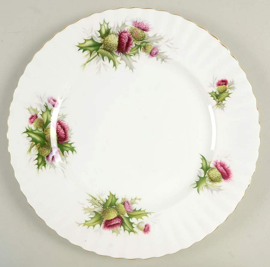 Highland Thistle Dinner Plate by Royal Albert-1