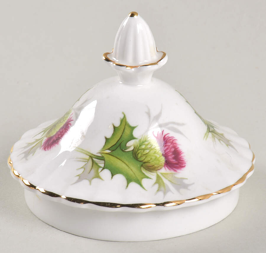 Highland Thistle Lid for Sugar Bowl by Royal Albert-1