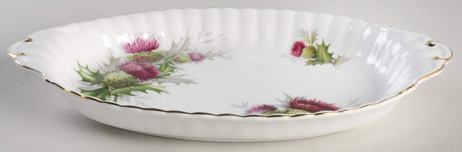 Highland Thistle Tray for Mini Creamer & Open Sugar by Royal Albert-1