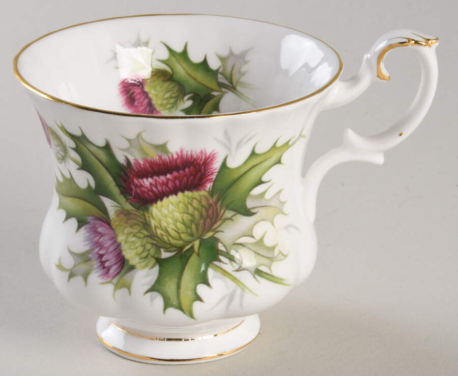Highland Thistle Footed Demitasse Cup by Royal Albert-1