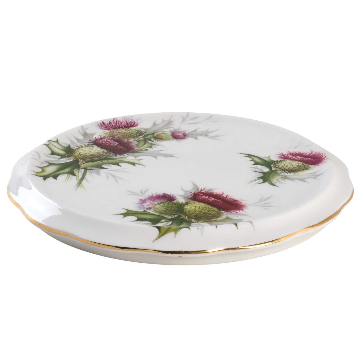 Highland Thistle Tea Tile by Royal Albert-1