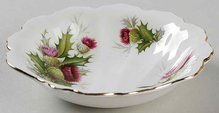 Highland Thistle Shell Shaped Dish by Royal Albert-1