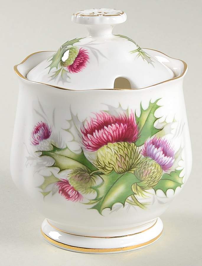 Highland Thistle Marmalade & Lid by Royal Albert-1