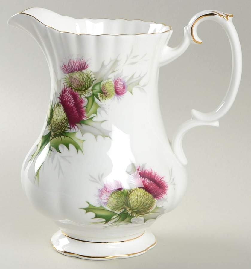 Highland Thistle 20 Oz Pitcher by Royal Albert-1