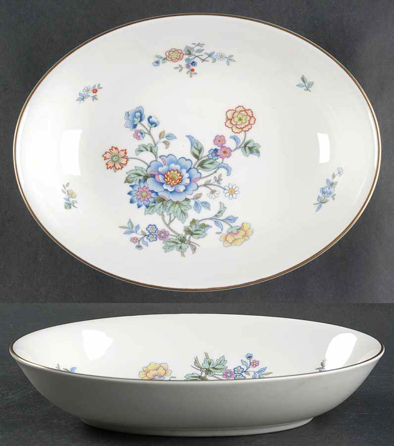 Hidden Valley 10" Oval Vegetable Bowl by Royal Albert-1