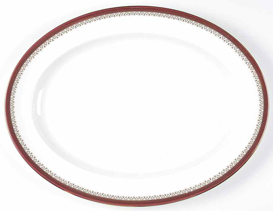 Holyrood 16" Oval Serving Platter by Royal Albert-1