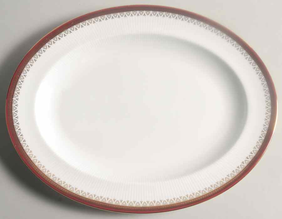 Holyrood 13" Oval Serving Platter by Royal Albert-1