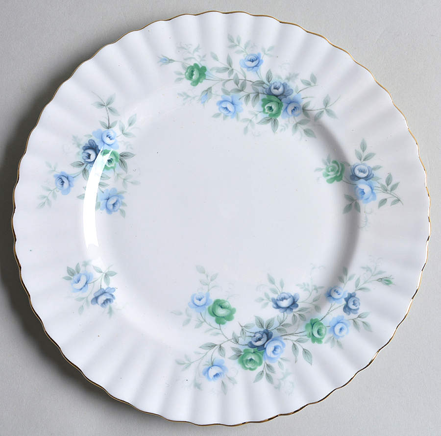 Inspiration Blue Salad Plate by Royal Albert-1