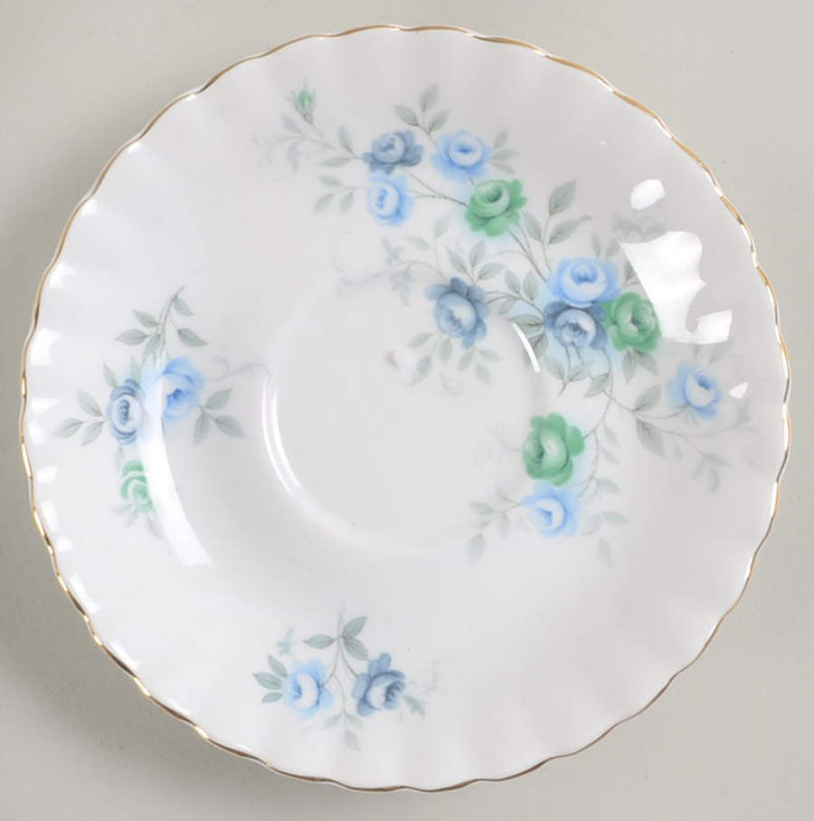 Inspiration Blue Saucer by Royal Albert-1