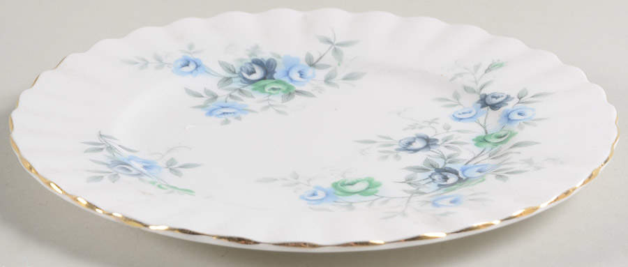 Inspiration Blue Round Butter No Lid by Royal Albert-1