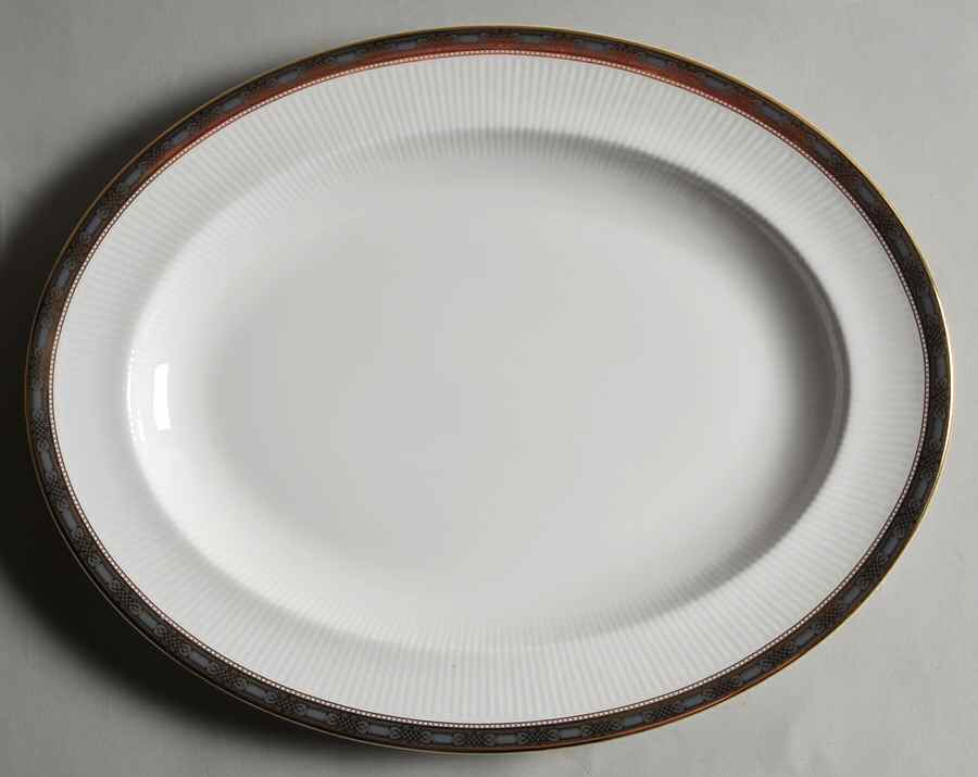 Iona 13" Oval Serving Platter by Royal Albert-1
