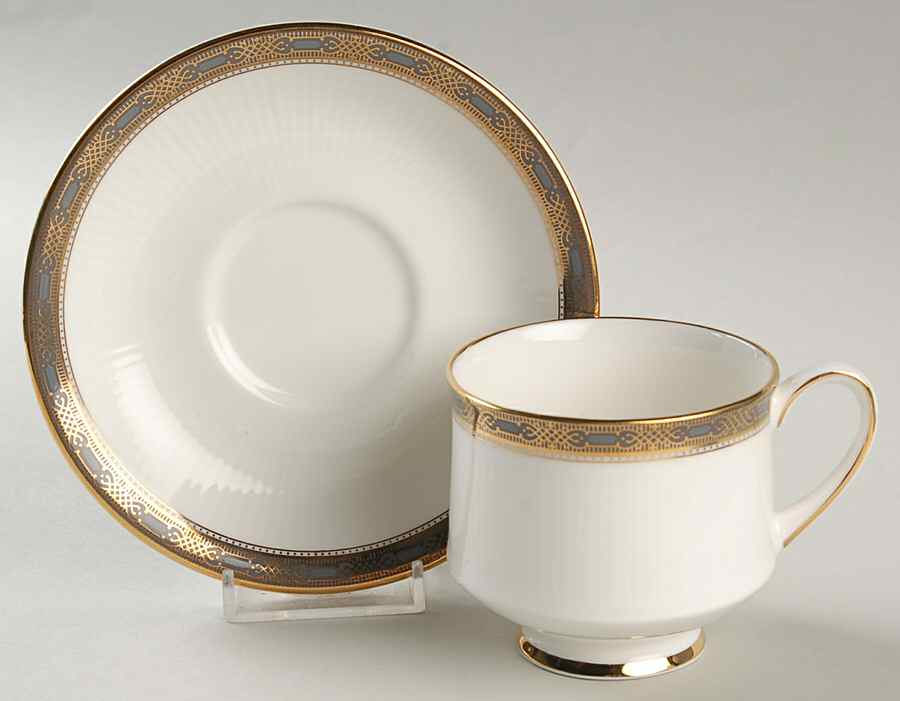 Iona Footed Cup & Saucer Set by Royal Albert-1