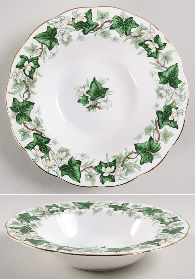 Ivy Lea Rim Soup Bowl by Royal Albert-1