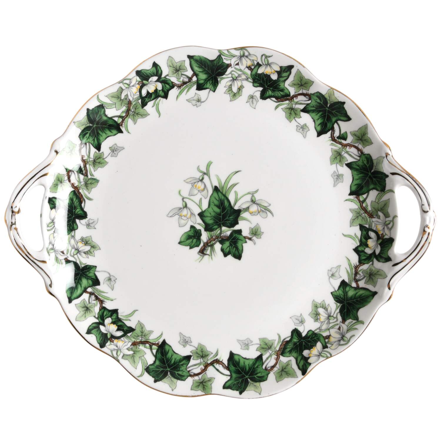 Ivy Lea Handled Cake Plate by Royal Albert-1