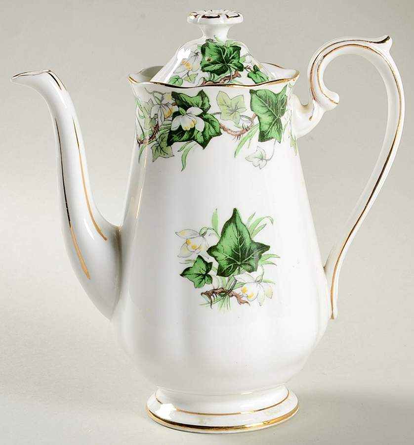 Ivy Lea Mini Coffee Pot & Lid by Royal Albert-1