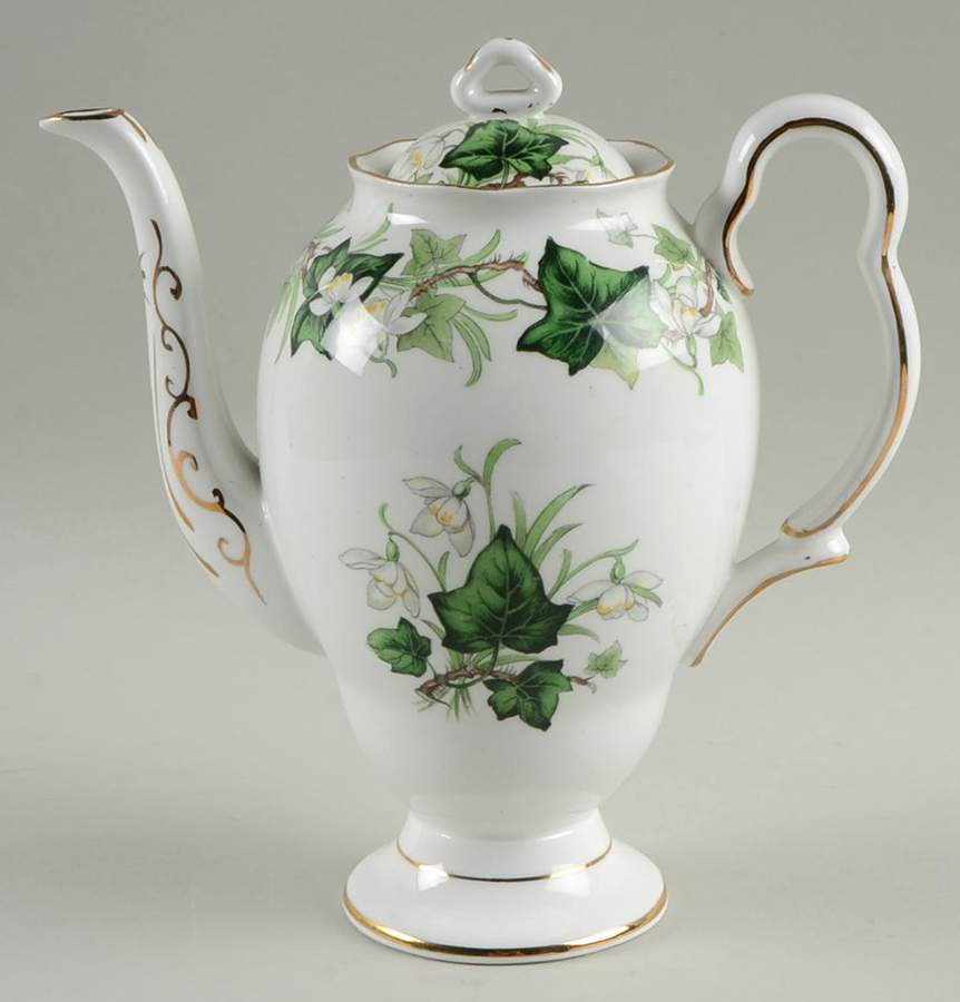Ivy Lea Mini Coffee Pot & Lid by Royal Albert-1