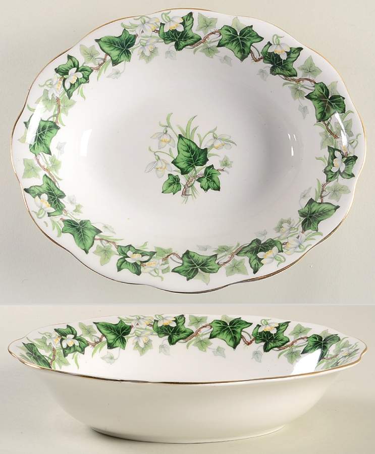 Ivy Lea 9" Oval Vegetable Bowl by Royal Albert-1