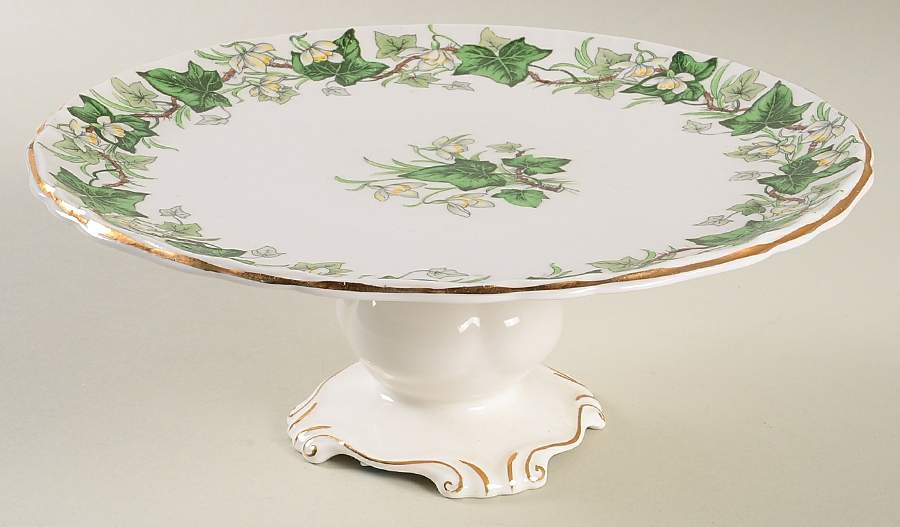 Ivy Lea 9" Diameter Pedestal Cake Stand by Royal Albert-1
