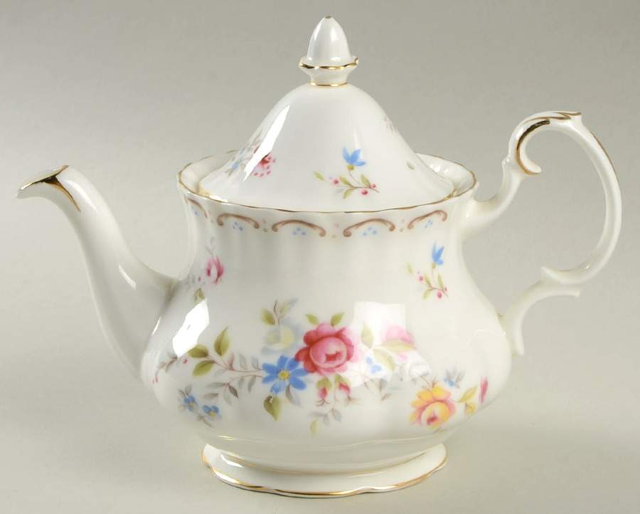Jubilee Rose Mini Teapot & Lid by Royal Albert-1