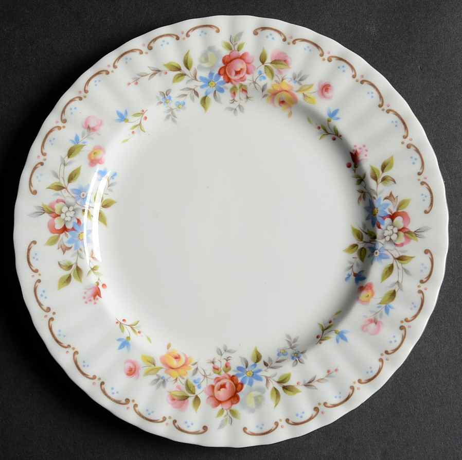 Jubilee Rose Salad Plate by Royal Albert-1