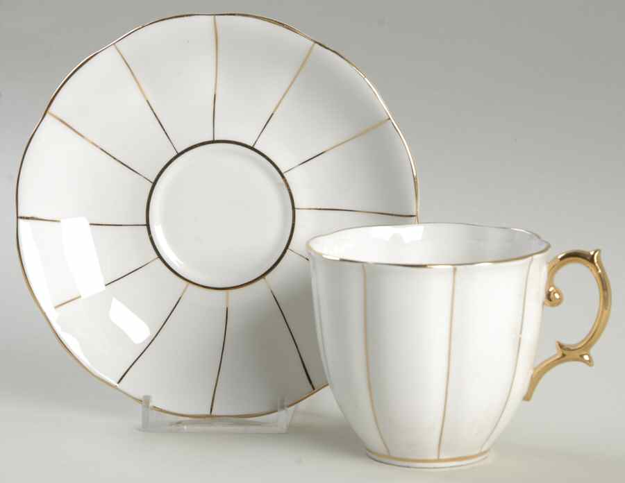 Kent Flat Cup & Saucer Set by Royal Albert-1