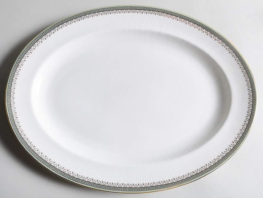 Kensington 16" Oval Serving Platter by Royal Albert-1