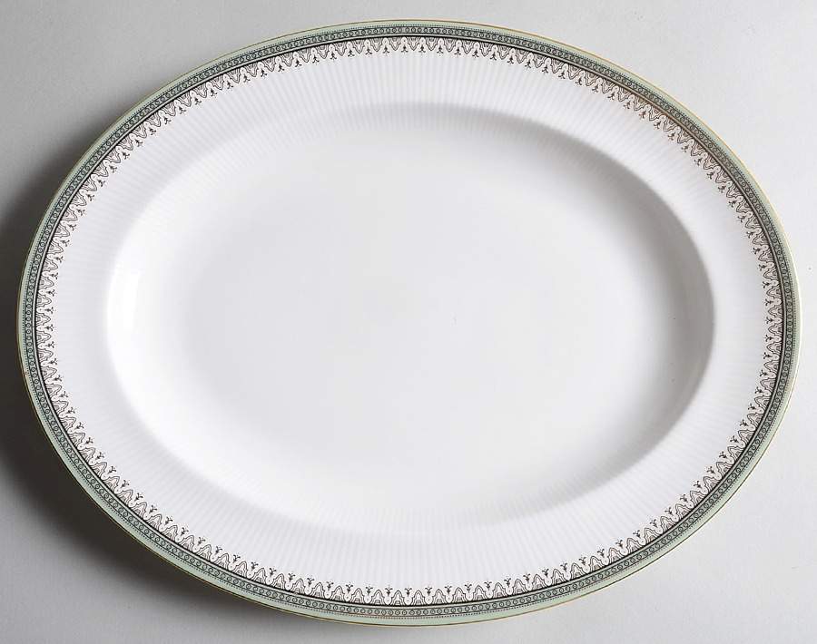 Kensington 13" Oval Serving Platter by Royal Albert-1