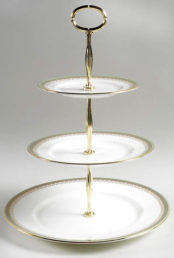 Kensington 3-Tiered Serving Tray (DP, SP, BB) by Royal Albert-1