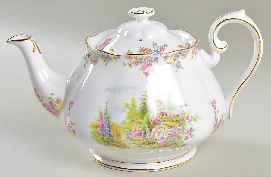 Kentish Rockery Teapot & Lid by Royal Albert-1