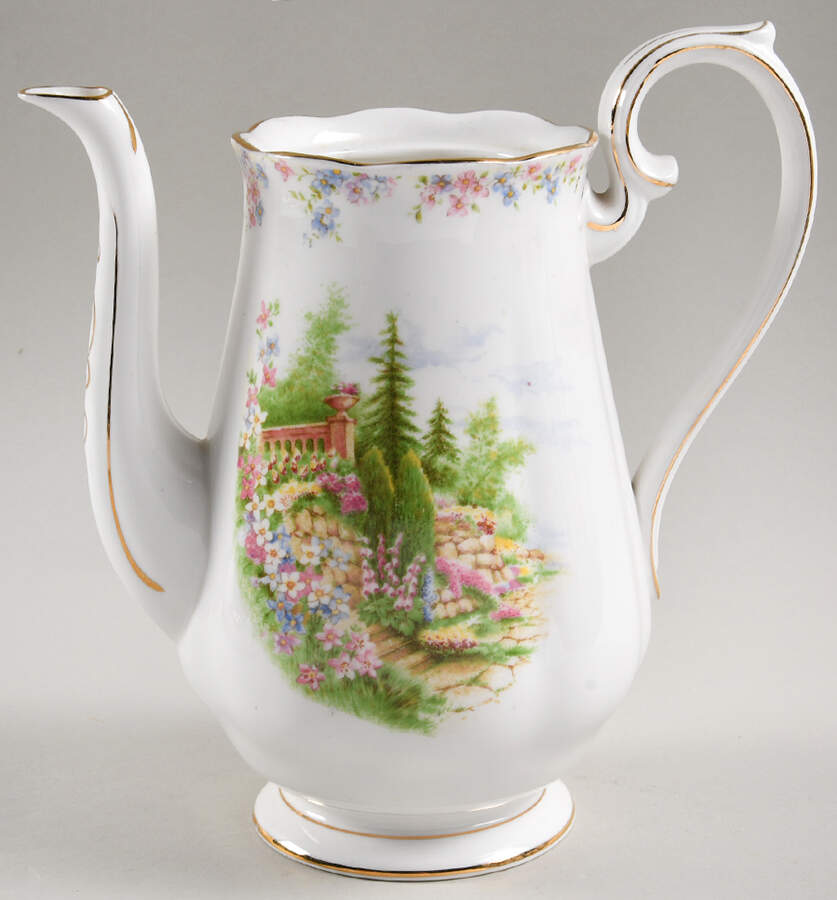 Kentish Rockery Coffee Pot No Lid by Royal Albert-1
