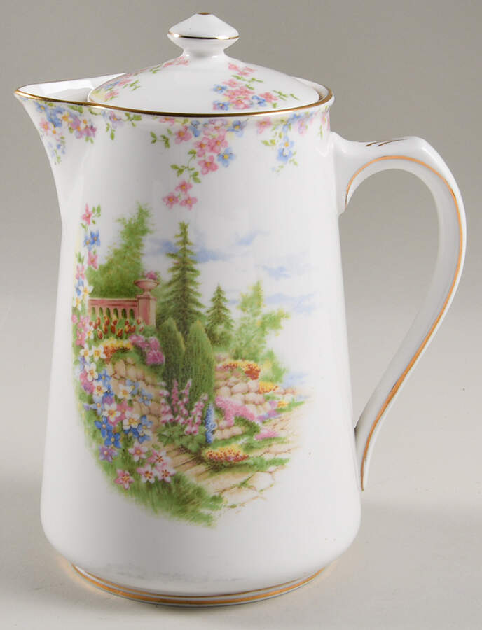 Kentish Rockery Hot Water Jug & Lid by Royal Albert-1